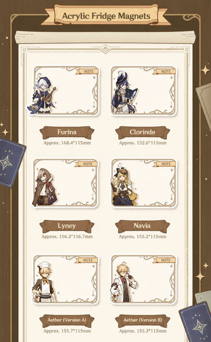 Genshin Shadows Amidst Snow Series character merchandise collection preview official