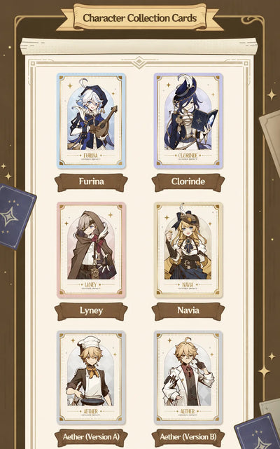 Genshin Shadows Amidst Snow Series character merchandise size details official merchandise