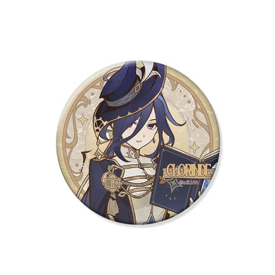 Genshin Shadows Amidst Snow Series Clorinde character badge official merchandise