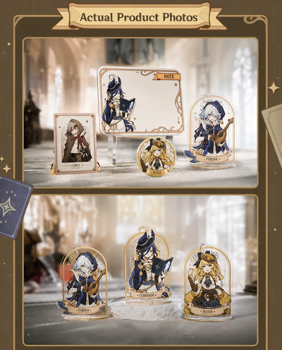 Genshin Shadows Amidst Snow Series fridge magnet product details official merchandise