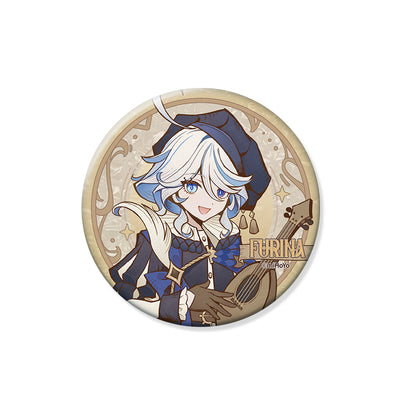 Genshin Shadows Amidst Snow Series Furina character badge official merchandise