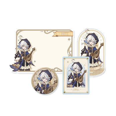 Genshin Shadows Amidst Snow Series Furina merchandise set with collection card official merchandise