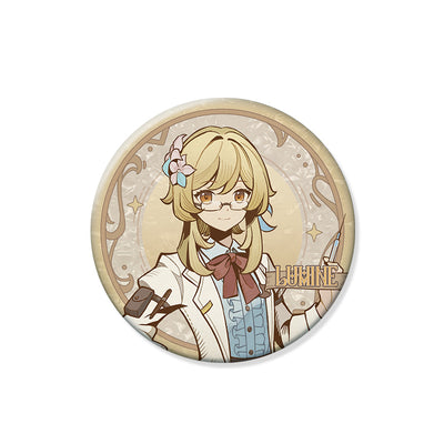 Genshin Shadows Amidst Snow Series Lumine Version B character badge official merchandise