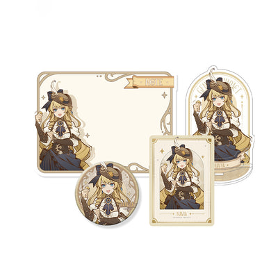 Genshin Shadows Amidst Snow Series Navia merchandise set with collection card official
