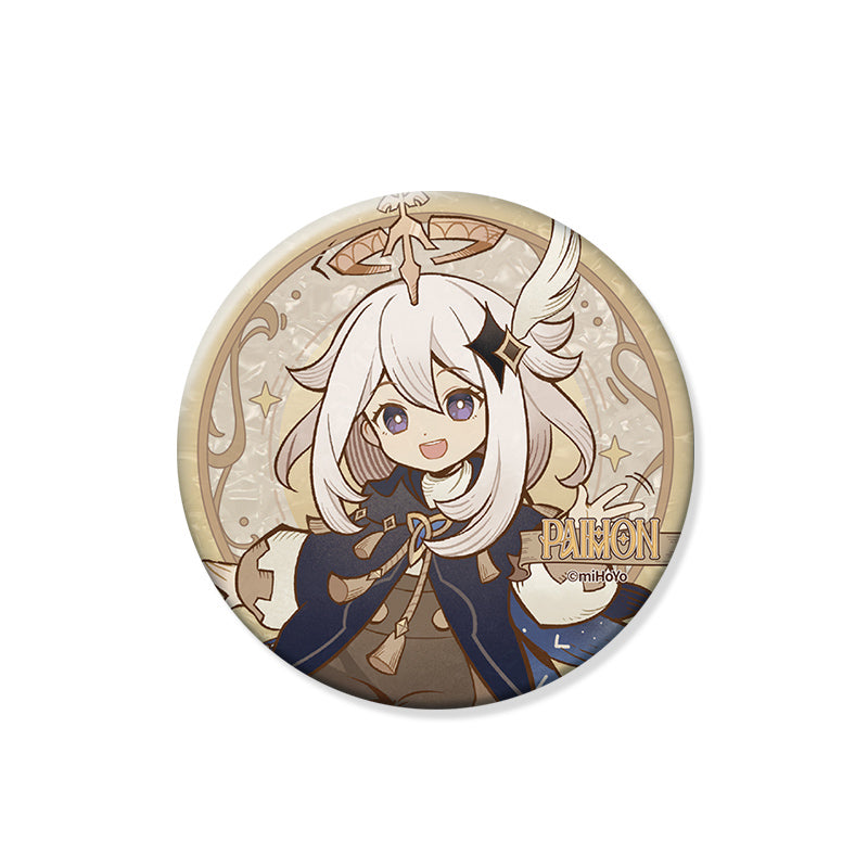 Genshin Shadows Amidst Snow Series Paimon character badge official merchandise