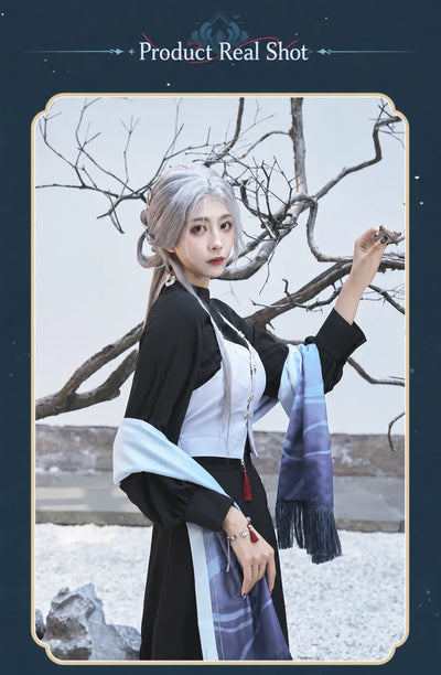 Genshin Impact Shenhe bracelet display shot with tassel accessory and elegant detailing
