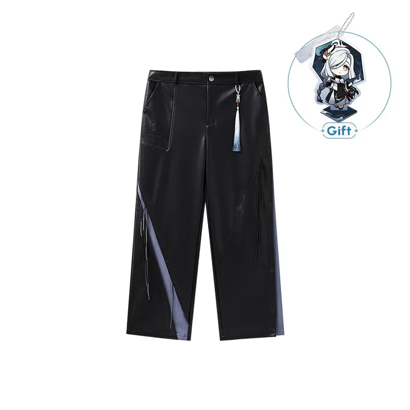 Genshin Impact Shenhe themed impression series leisure long pants isolated on white background
