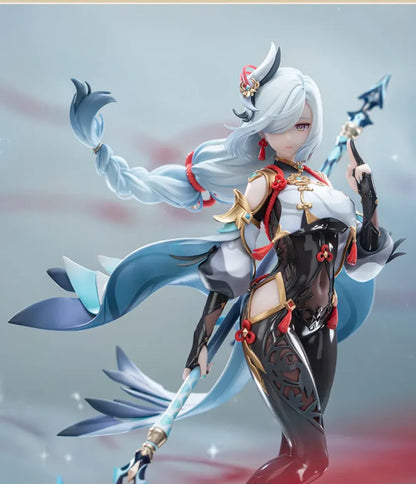 Shenhe figure themed display base design