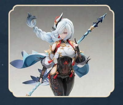 Shenhe figure dynamic pose and character presentation