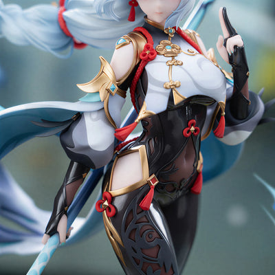 Genshin Impact Shenhe figure detailed sculpt and themed base