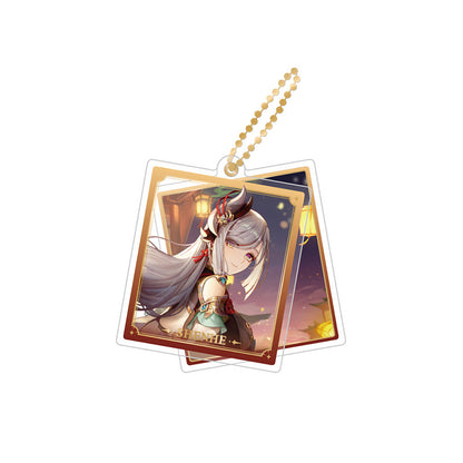 Genshin Impact Shenhe rotating double-sided acrylic keychain