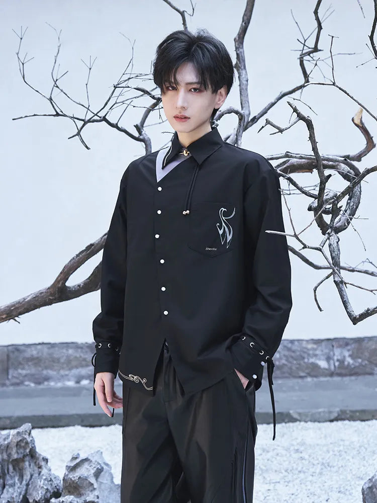Genshin Impact Shenhe themed impression apparel collection casual shirt coordinated outfit display