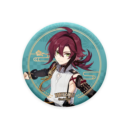 Genshin Impact Shikanoin Heizou Inazuma character badge collectible anime pin