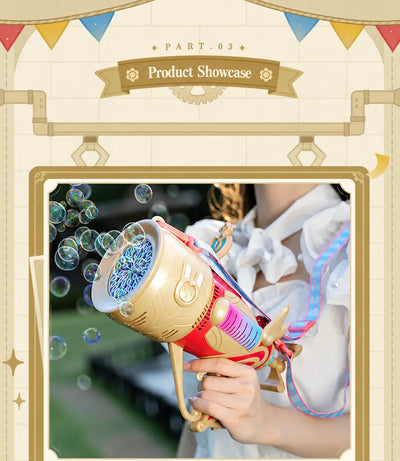 Genshin Impact Sigewinne bubble blaster lifestyle display