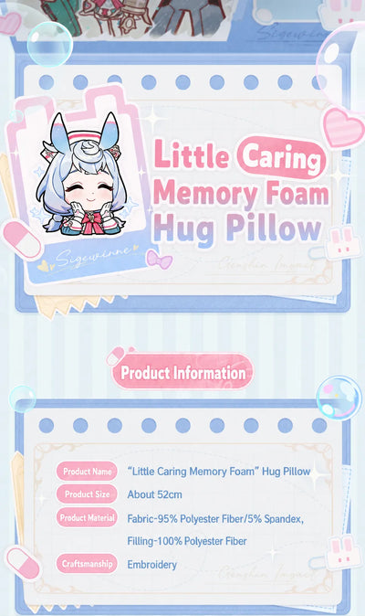 Sigewinne memory foam hug pillow product photos multiple angles