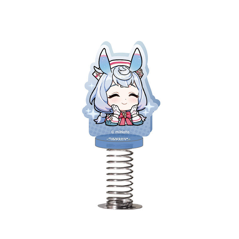 genshin impact sigewinne q version emoji bobble standee front view