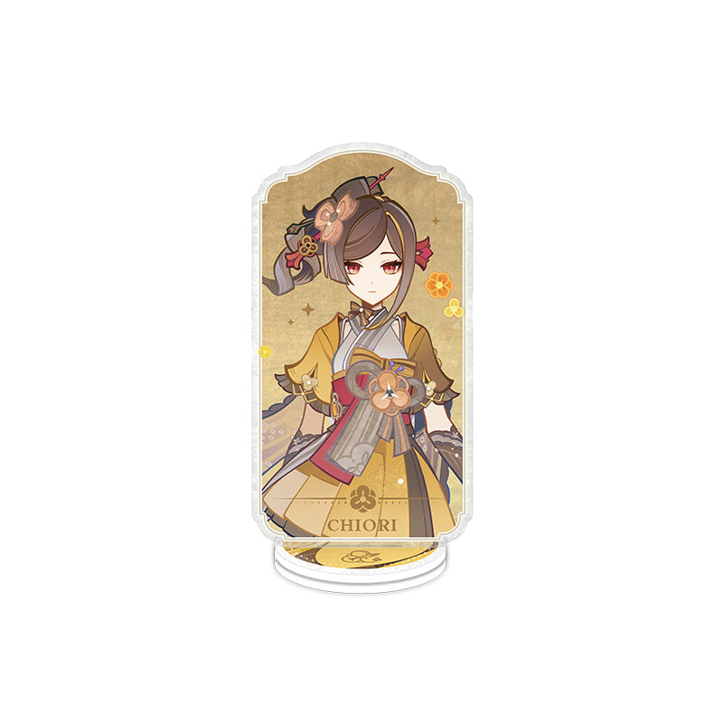 Genshin Silken Dreams Series Chiori acrylic standee themed desk display