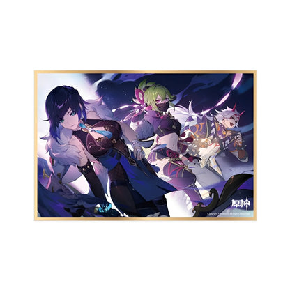 Genshin Impact Six Enter the Moon illustration art card