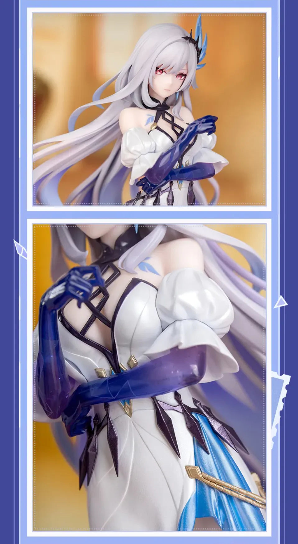 Genshin Impact Skirk 1/8 scale figure full-body product view