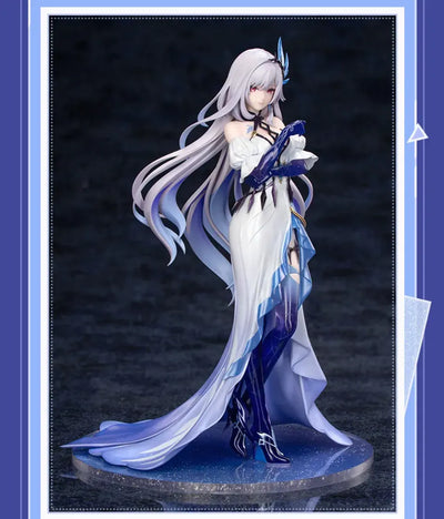 Skirk 1/8 scale figure close-up with detailed hair and costume sculpting