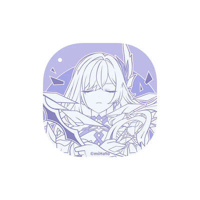 Genshin Impact Skirk phone cooler featuring Rimebound Realm artwork