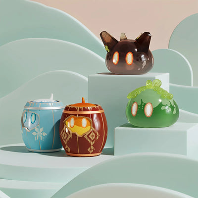 Genshin Impact Pearlescent Slime mini figures glossy finish