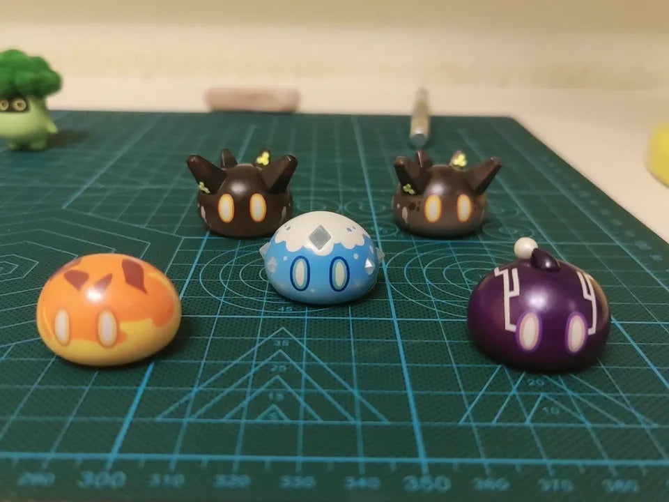 Genshin Impact Cute Slime Series Mini Blind Box & Glass Display Jar