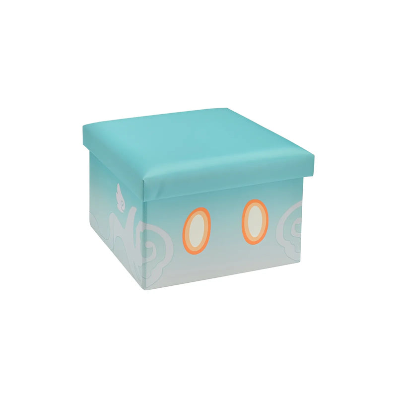 Genshin Impact Slime Series storage stool anemo design light teal wind themed