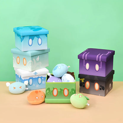 Genshin Impact Slime Series storage stool close up detail fabric and structure