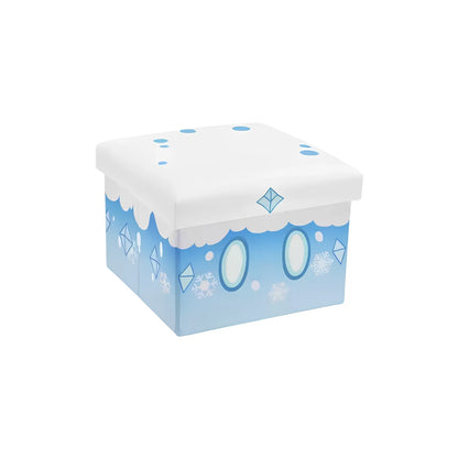 Genshin Impact Slime Series storage stool cryo design light blue ice themed