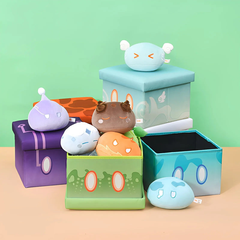 Genshin Impact Slime Series storage stool multi element display colorful arrangement