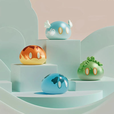 Genshin Impact Translucent Slime mini figures collection