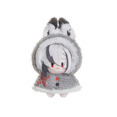 Genshin Impact Snowy Joy Arlecchino plush pendant on white background