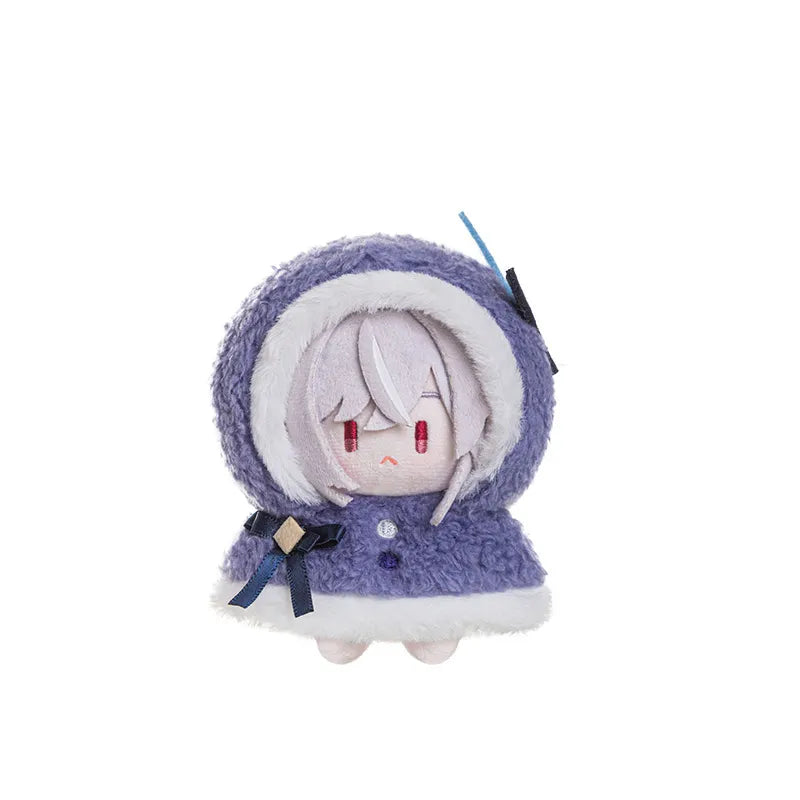 Genshin Impact Snowy Joy Skirk plush pendant on white background