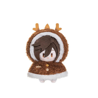 Genshin Impact Snowy Joy Zhongli plush pendant on white background