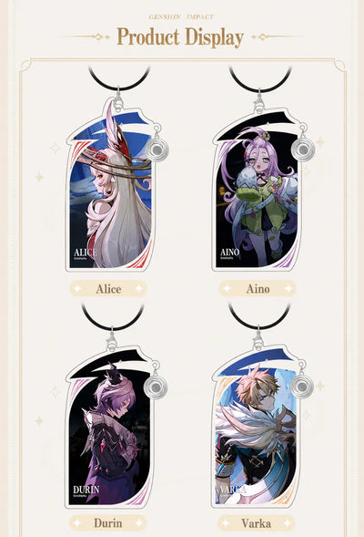 Genshin Impact Song of the Welkin Moon Acrylic Hanging Stand Display Showcase