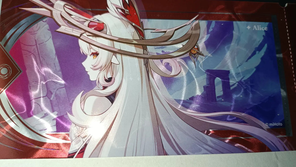 Genshin Impact Song of the Welkin Moon Holographic Ticket Blind Box