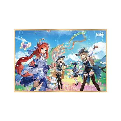 Genshin Impact Spirit and Fire Scroll illustration art card