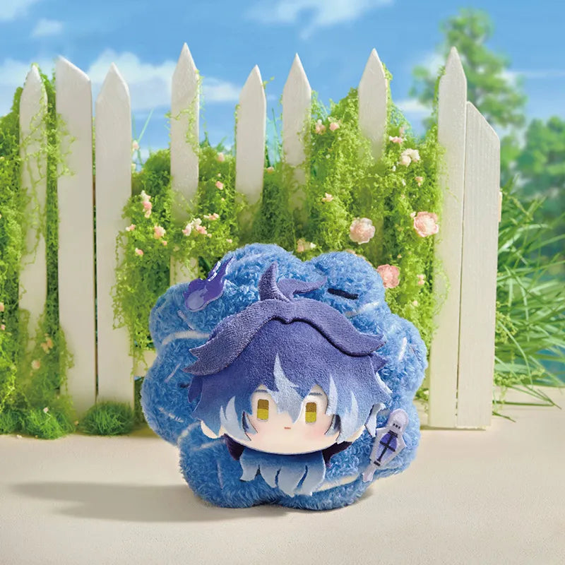 Genshin Impact Spring Blossom Tales Flins floral wreath plush keychain