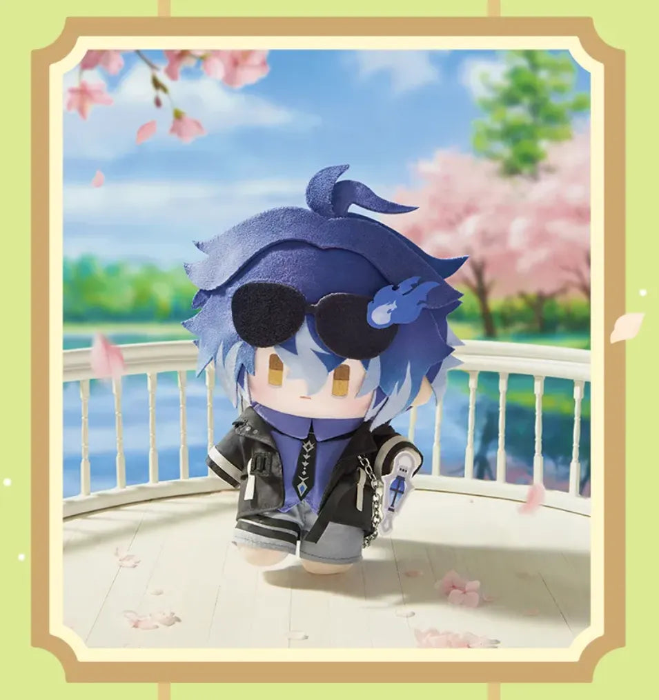 Genshin Impact Spring Blossom Tales plush dolls with matching character collector cards