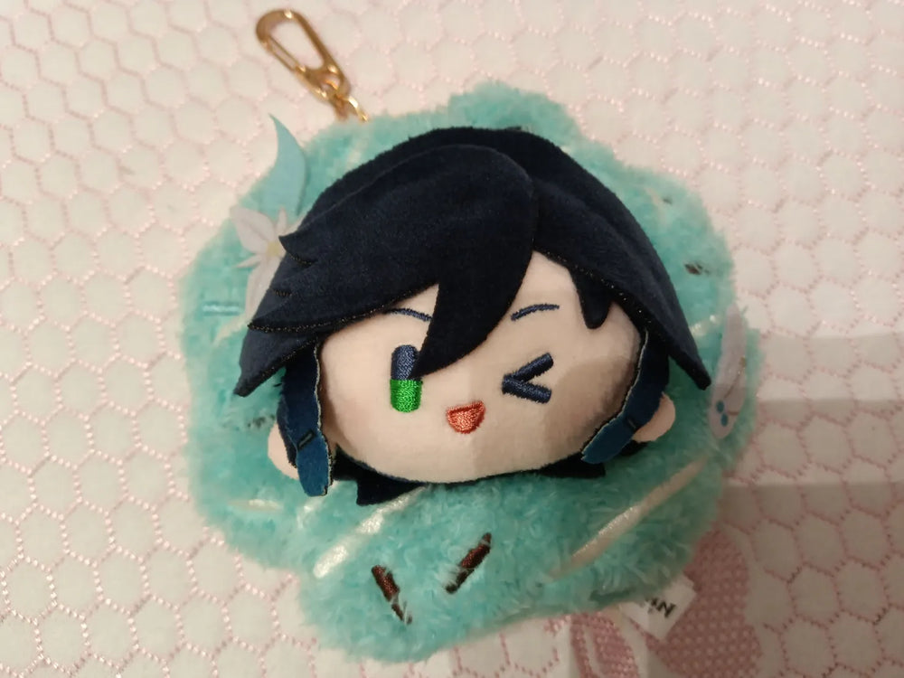 Genshin Impact Spring Blossom Tales Llavero de Peluche con Corona Floral