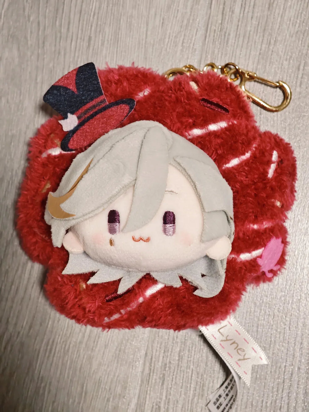 Genshin Impact Spring Blossom Tales Llavero de Peluche con Corona Floral