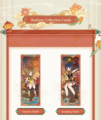 Genshin Impact Spring Breeze Series Collection Card Back Design
