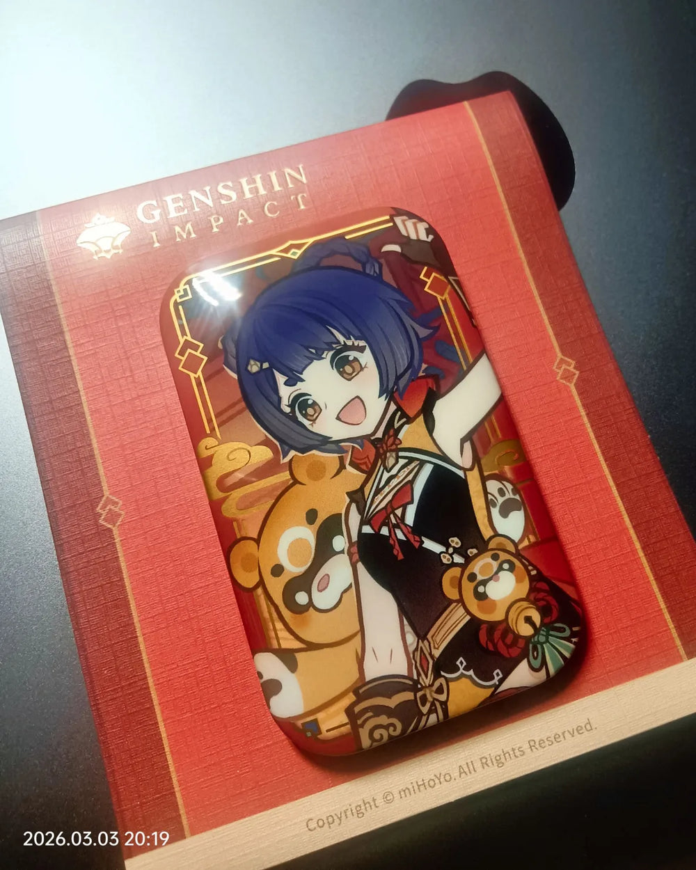 Genshin Impact Spring Breeze Series Badge & Collection Card