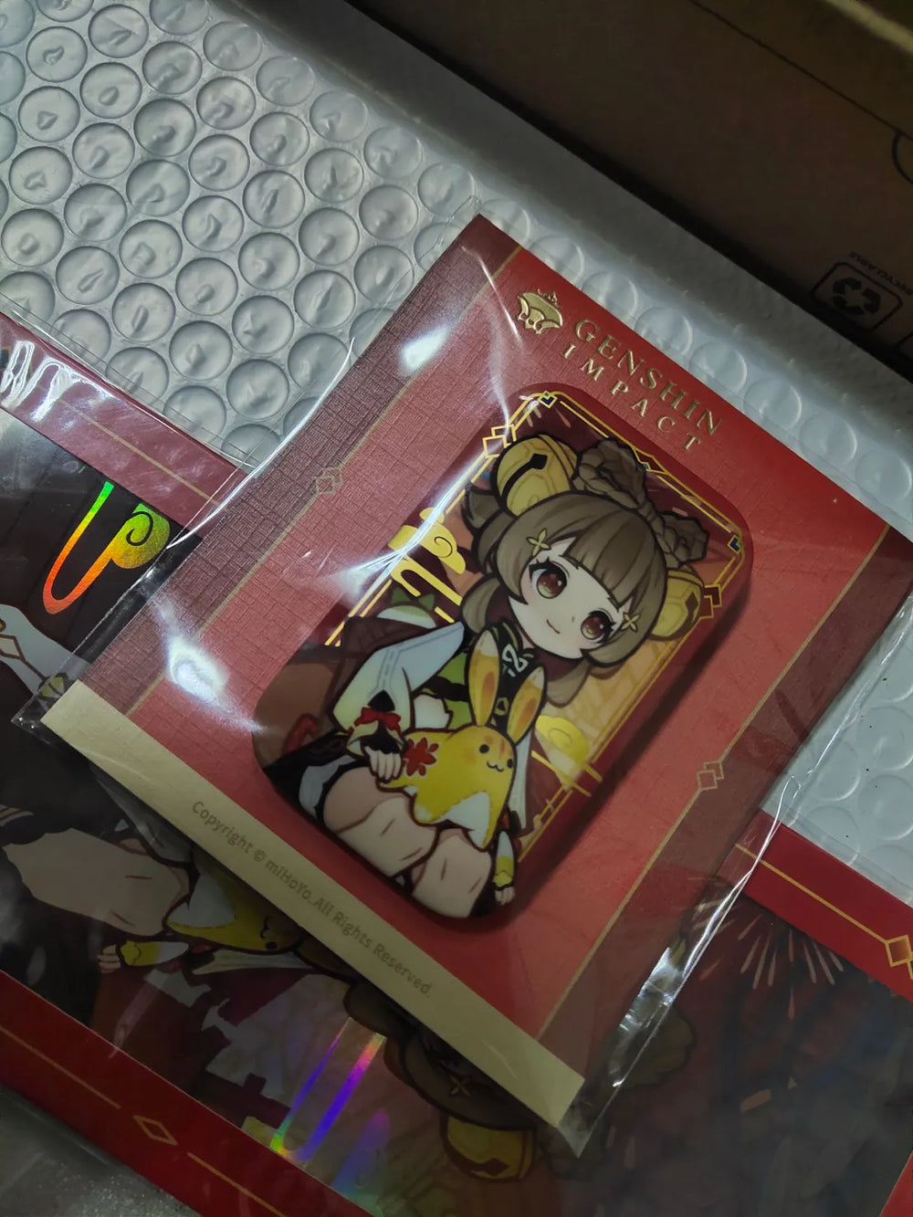 Genshin Impact Spring Breeze Series Badge & Collection Card