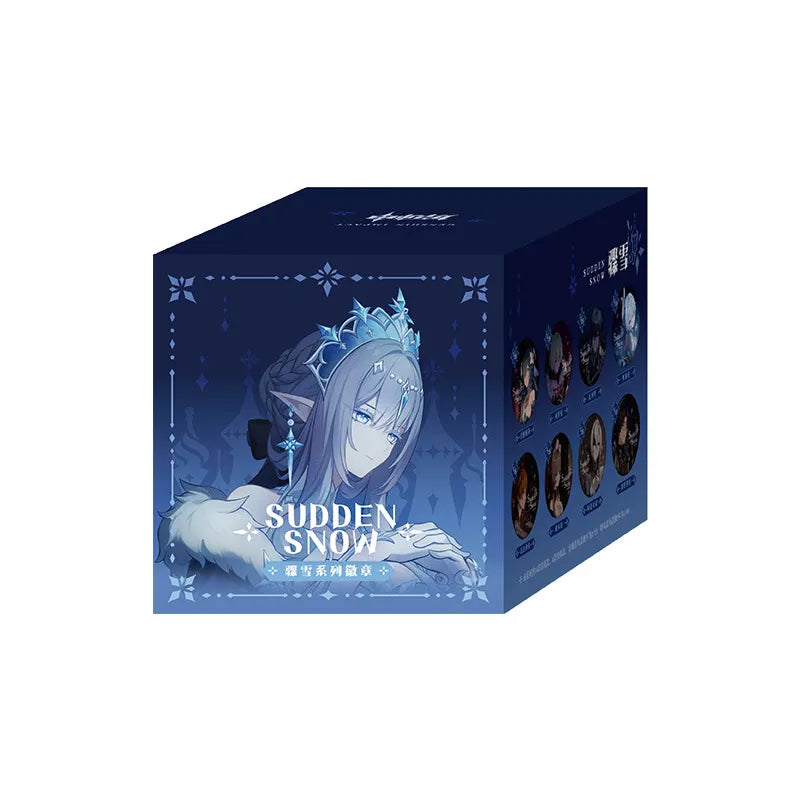 Genshin Impact Sudden Snow Series badge full box with 15 blind boxes
