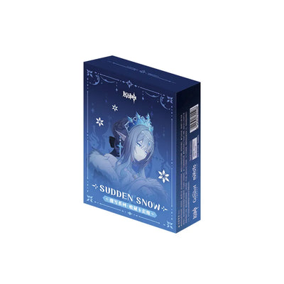 Genshin Impact Sudden Snow Series collection card set full box with 15 blind boxes