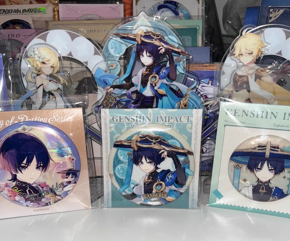 Genshin Impact Sumeru Series Character Badge Pins