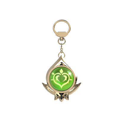 Genshin Impact Sumeru Dendro vision keychain nature element accessory