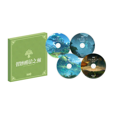 Sumeru OST CD collection with Nahida-themed storage box